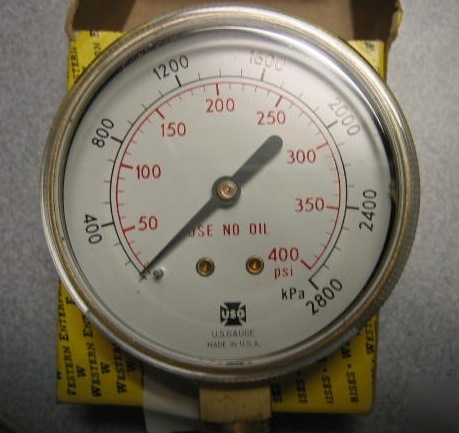 Usg 400 psi pressure gauge