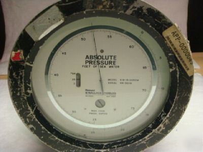 Wallace & tiernan pennwalt 0-75 ft s.w. pressure gauge