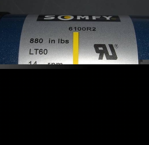 somfy hipro tubular motor. 6100R2 100/114 1166038