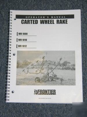 2007 john deere frontier WR1008 wheel hay rake ~ ~