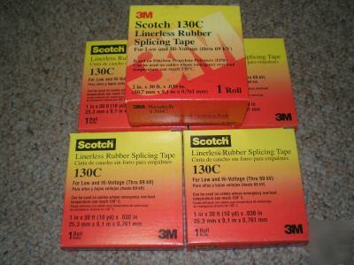 1 box scotch rubber splicing tape 130C 2