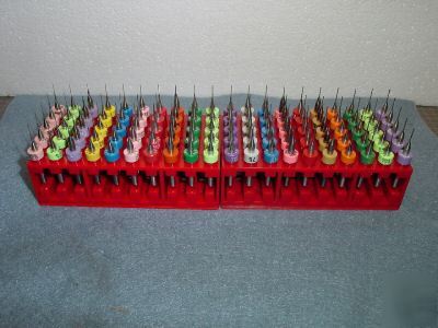 100 - micro carbide drill bits, bit pcb / jewelry / cnc