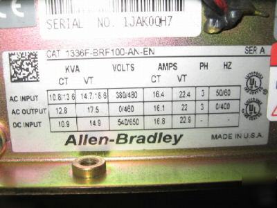 Ab allen bradley 1336F-BRF100-an-en 10 hp 10HP vs drive