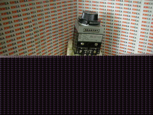Agastat 70120C timing switch relay 24VDC 1.5-15 sec 