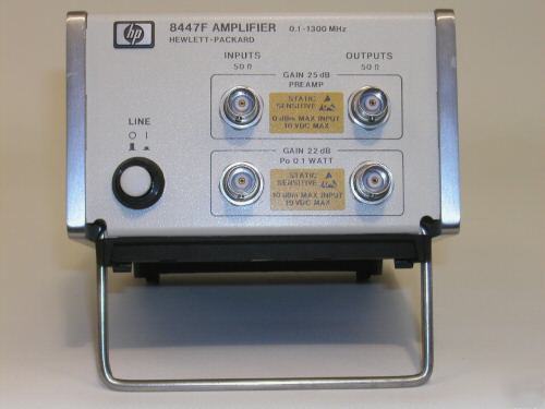 Agilent 8447F amplifier 0.1 - 1300MHZ hewlett packard