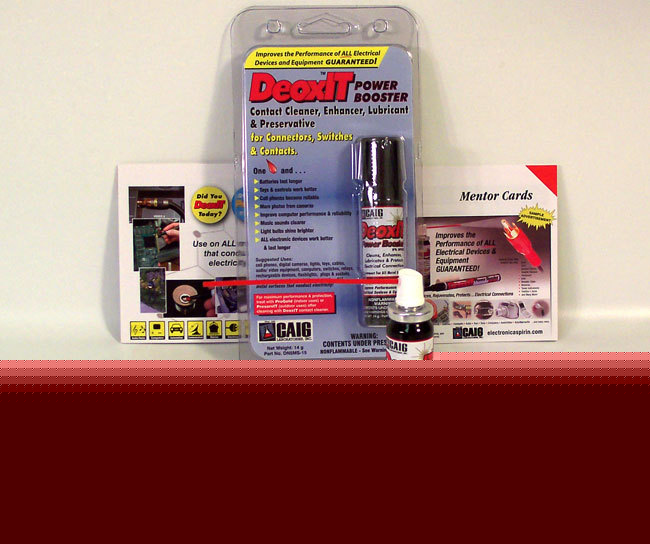 Deoxit / cramolin red contact cleaner / power booster