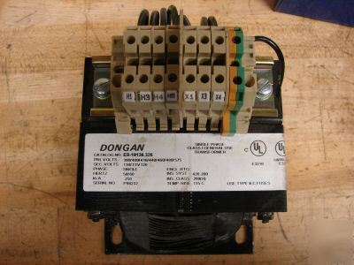 Dongan es-10130 250VA transformer single phase control
