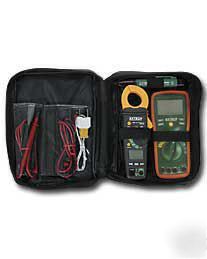 Extech TK430 clamp on meter + multimeter kit