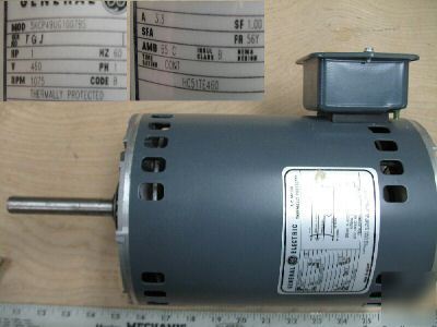 Ge 460 volt 1 hp electric motor 56Y 5KCP49UG1007BS