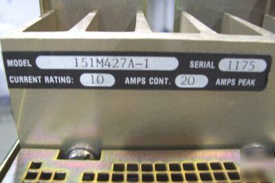 Moog brushless servomotor controller 151M427A-1 