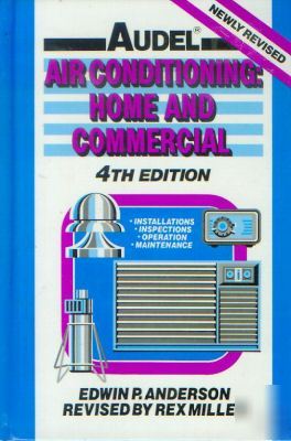 New audel air conditioning home & commercial book * 