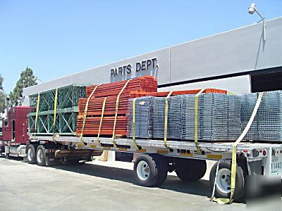 New pallet rack wire mesh decking waterfall style 