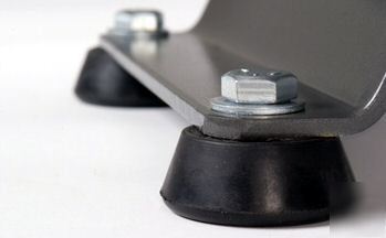 Rubber isolation mounting feet - rotary phase converter