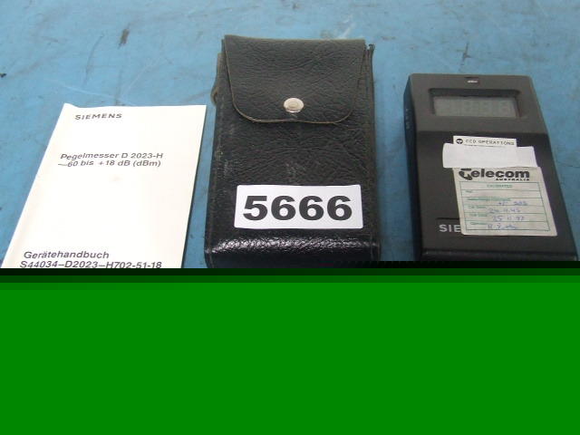 Siemens D2023H level meter