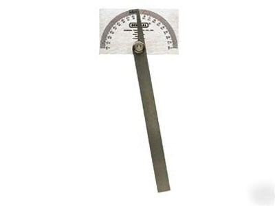 Square head protractor 0-180 degree usa made