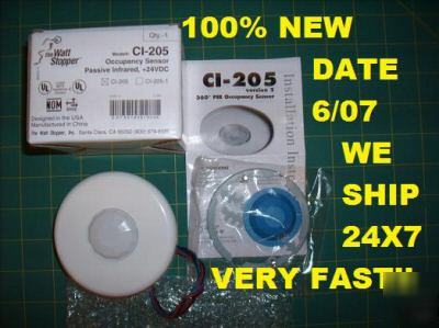 Wattstopper watt stopper ci-205 sensor pir 360 ship=$0