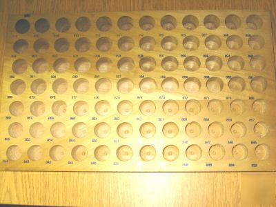 Wooden inserts for plug gages