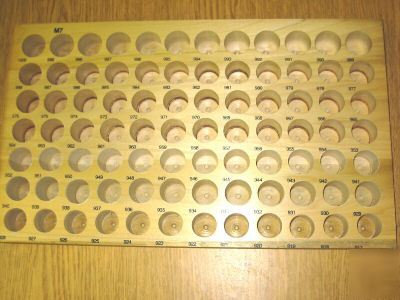 Wooden inserts for plug gages