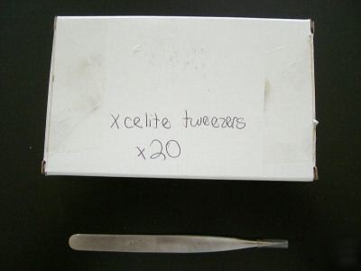Xcelite precision tweezers (box of 20 pcs)