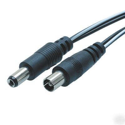  2.1MM moulded dc power extension leads 5M, rohs
