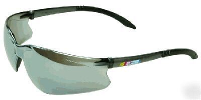 3 silver mirror encon nascar gt sun & safety glasses