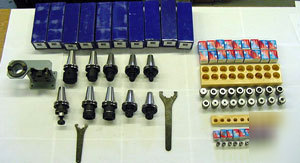 41 pcs. the best CAT40 cnc start-up tooling kit