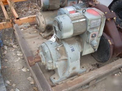 5 hp variable speed motor, 4X 38 rpm