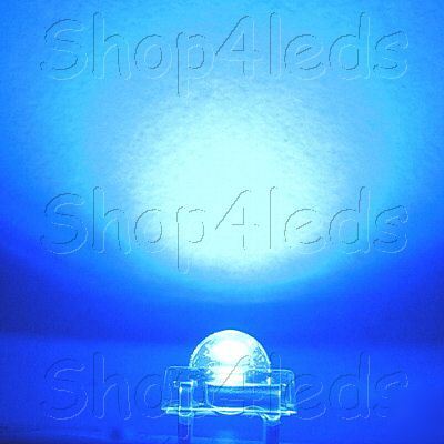 50 pc 5MM 5-chips 0.5W blue superflux led 100MA 30KMCD