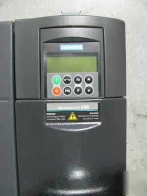 6SE6440-2UD34-5FA1 siemens micromaster 440 vfd 