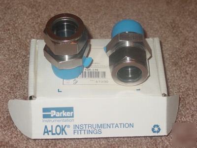 A-lock parker p/n 16MSC16R-316 stainles fitting 