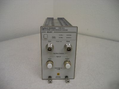 Agilent 83494A optical clock recovery module