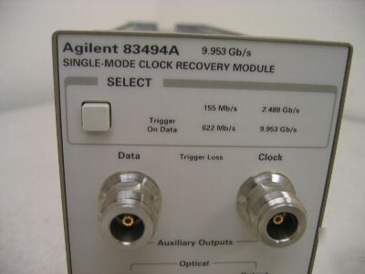 Agilent 83494A optical clock recovery module