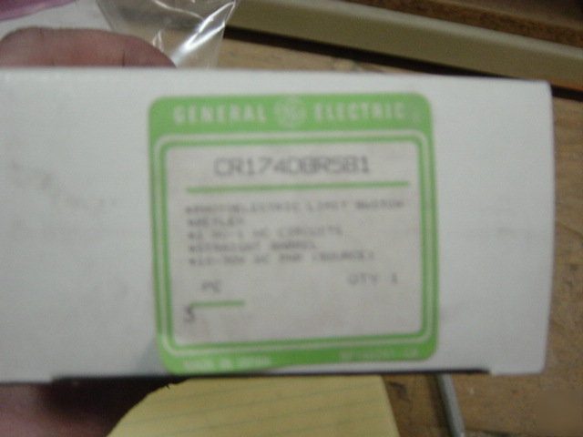 Ge CR174DBR5B1 photoelectric limit switch