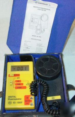 Greenlee beha 93-1065 digital illuminometer light meter