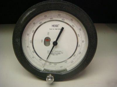 Heise cmm 0-500 psi pressure gauge w/ 6