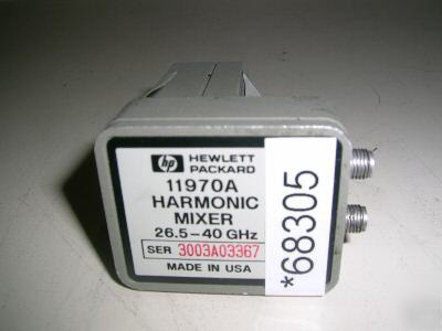 Hp 11970A waveguide harmonic mixer 26.5 to 40GHZ