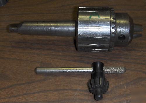 Jacobs no 36 drill chuck # 3 mt shank 3/16