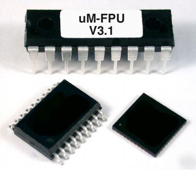 Micromega um-fpu V3.1 floating point coprocesor pic avr