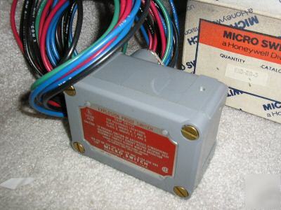 Microswitch exd-ar-3 explosion proof snap switch