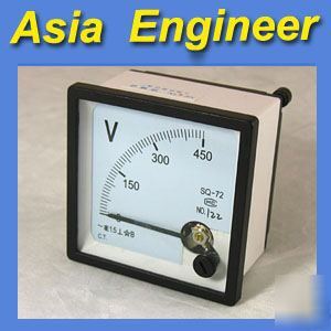 New brand analog volt panel meter ac 450V