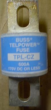New bussman buss tpl-cz 600A 170V 170VDC telpower fuse 