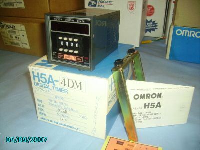 New * * omron digital timer model # H5A-4DM bnib
