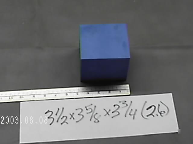 Nylon 901 blue 3.5 X3.625 X3.75