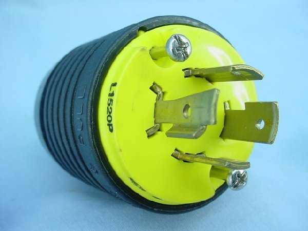 Pass & seymour L15-20 locking plug 20A 250V 3PH L1520-p