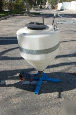 QTY2-water cone inductor 15 gal tank polyethylene stand