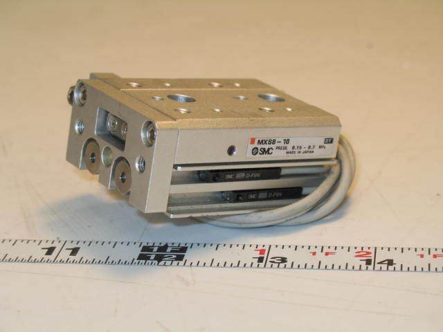 Smc pneumatic air linear slide table MXS8-10AS w/switch