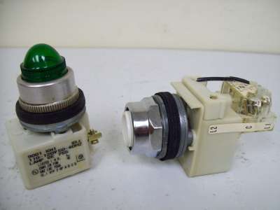 Square d type KM1 push to test light module lot of 2