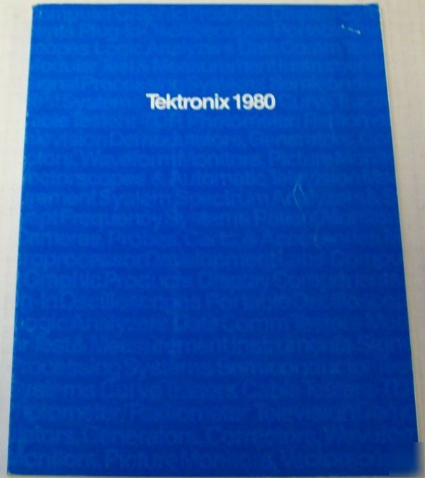 Tektronix products catalog 1980 - $5 shipping 