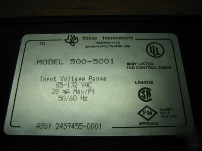 Ti texas instruments 500-5001 110 vac input 5005001