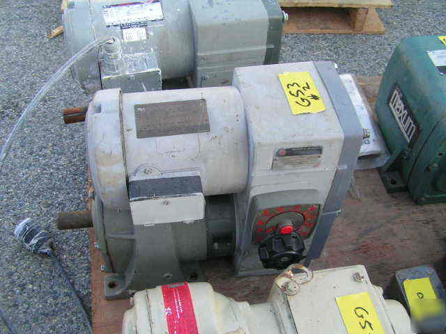 Us electric variable speed gear reducer X02X019R006F